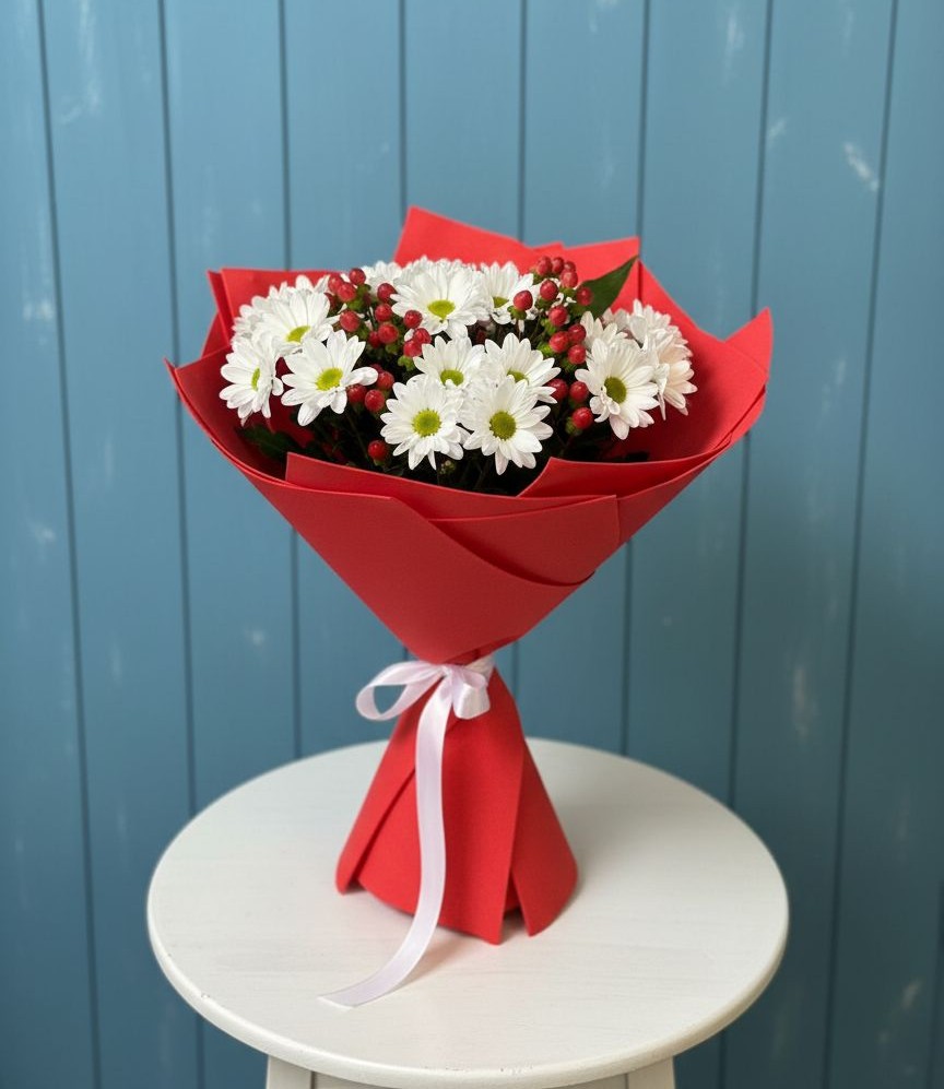 Букет цветов из: Хризантемы в Вахтане