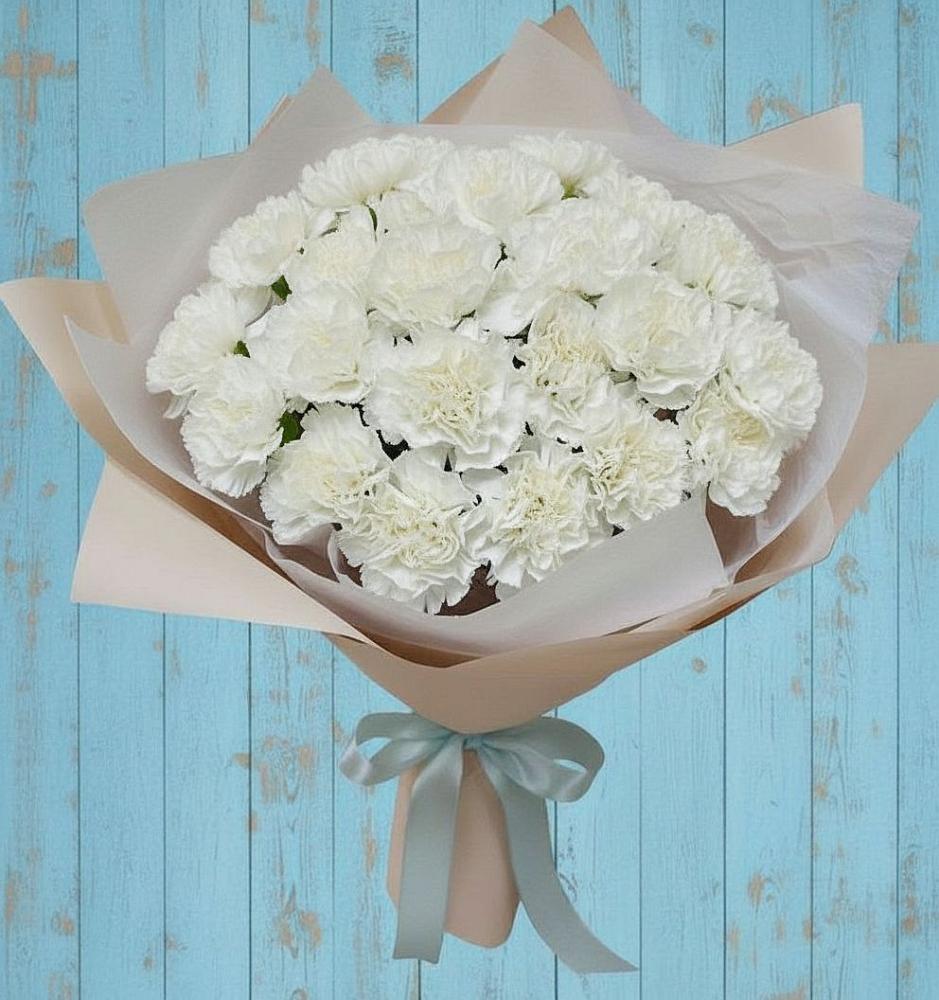 Букет цветов из: Гвоздики в Вахтане