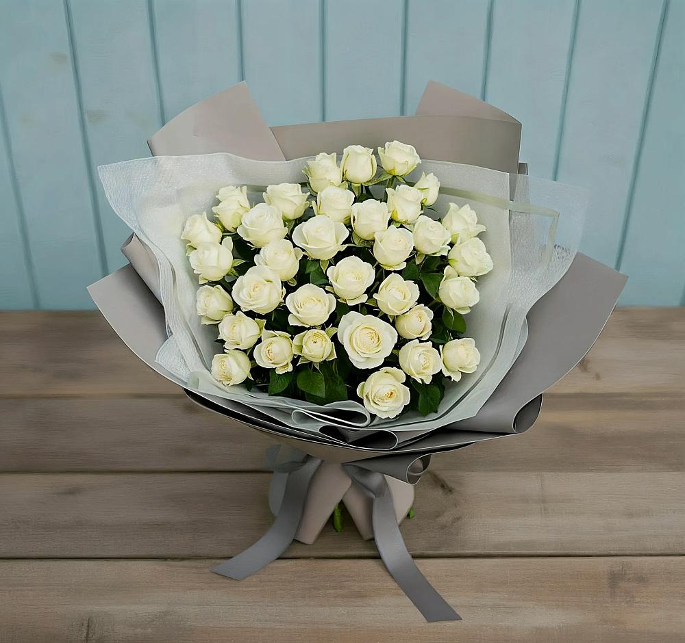 Букет Белоснежная нежность в Вахтане