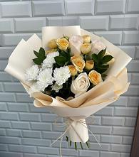 Букет цветов из:  Розы и Хризантемы в Вахтане