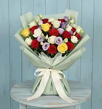 Букет цветов из:  Розы в Вахтане