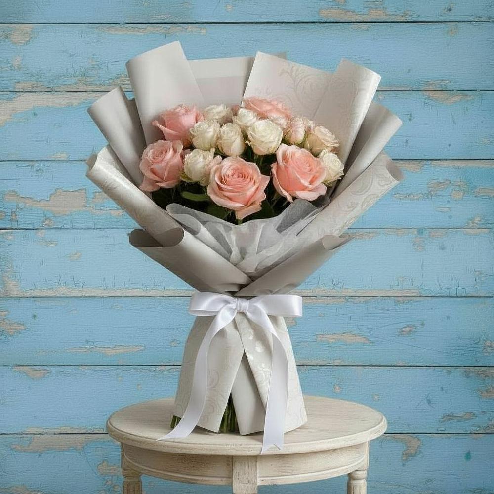 Букет цветов из: Розы в Вахтане