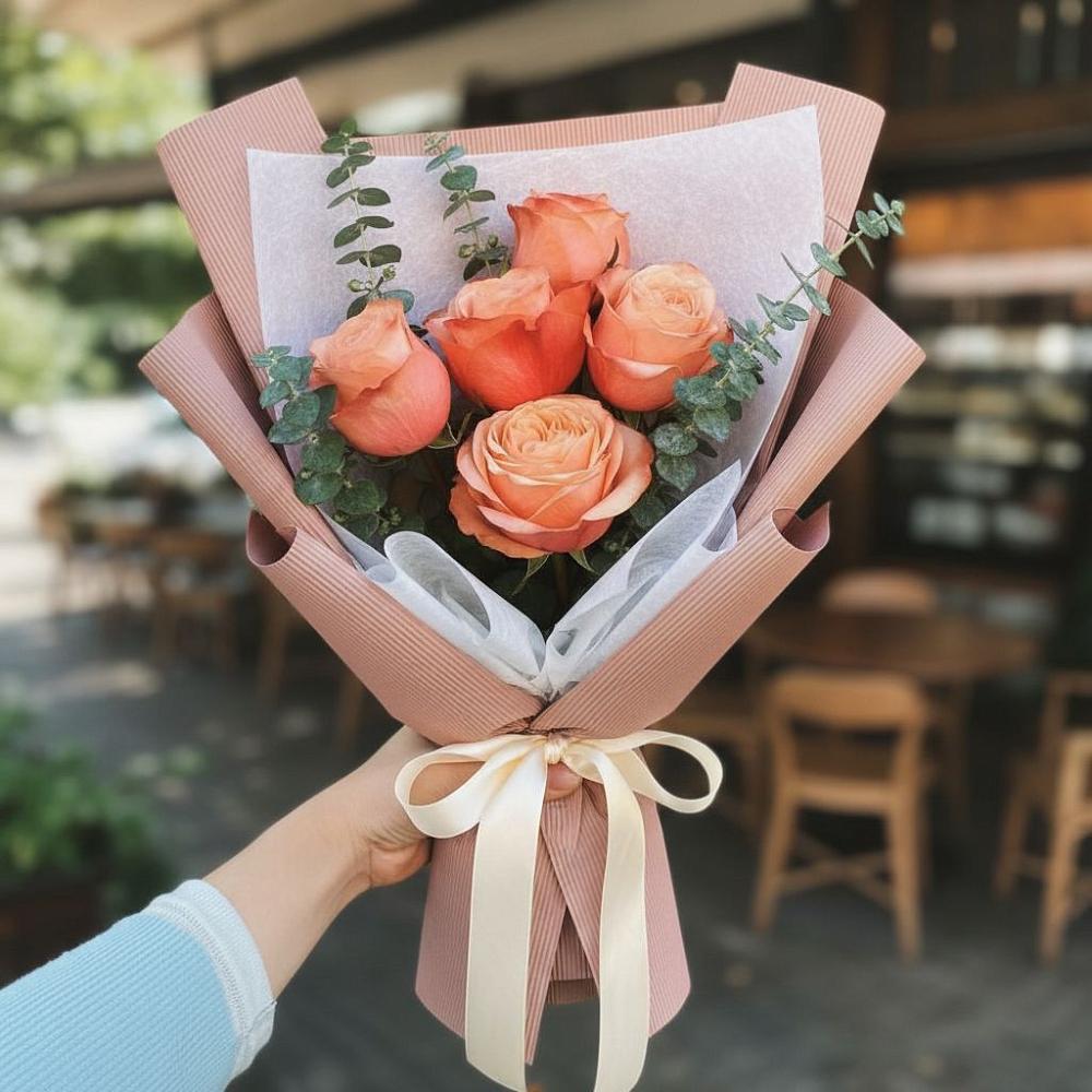 Букет цветов из: Розы в Вахтане