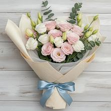 Букет цветов из:  Лизиантусы в Вахтане