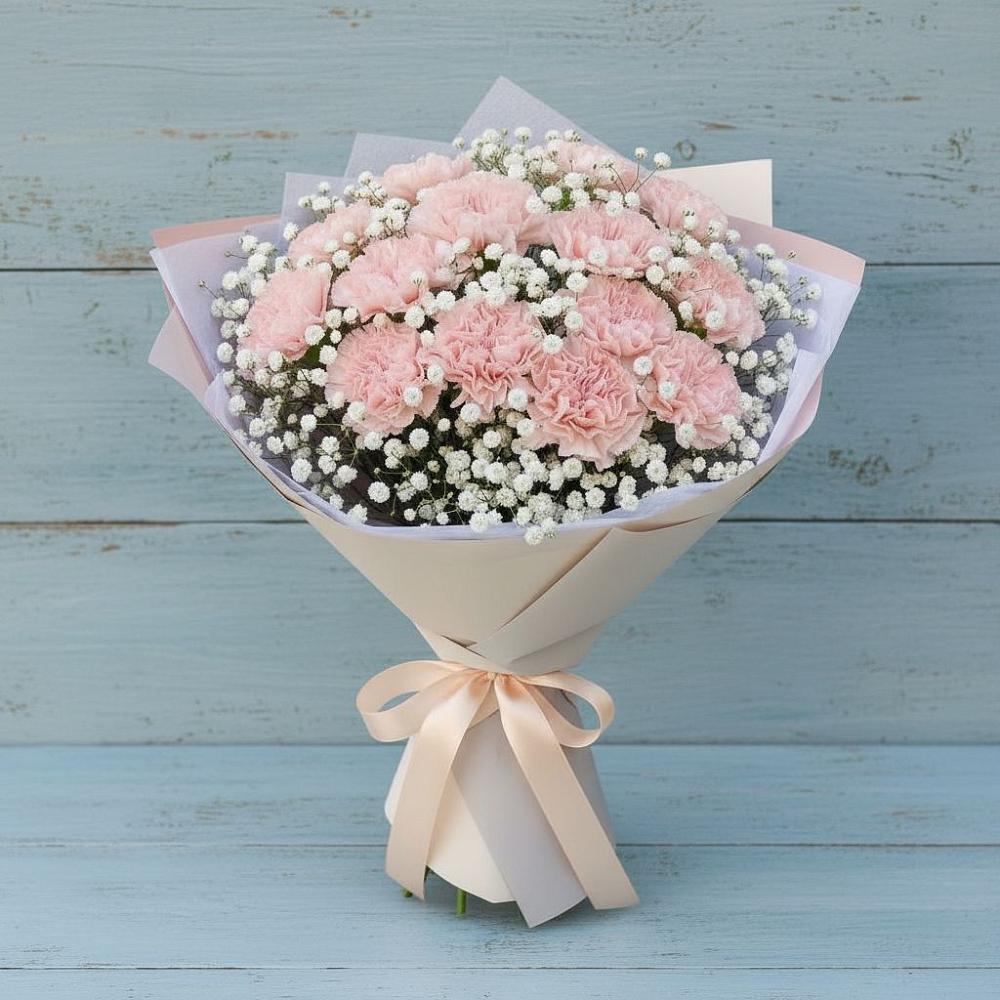 Букет цветов из: Гвоздики в Вахтане