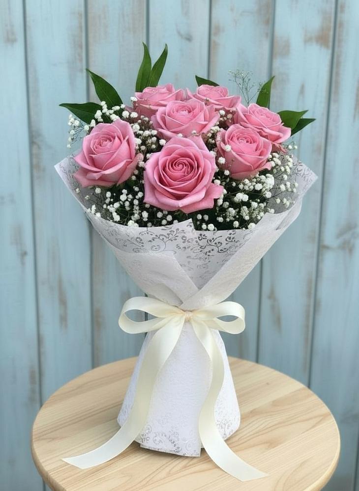 Букет цветов из: Розы в Вахтане