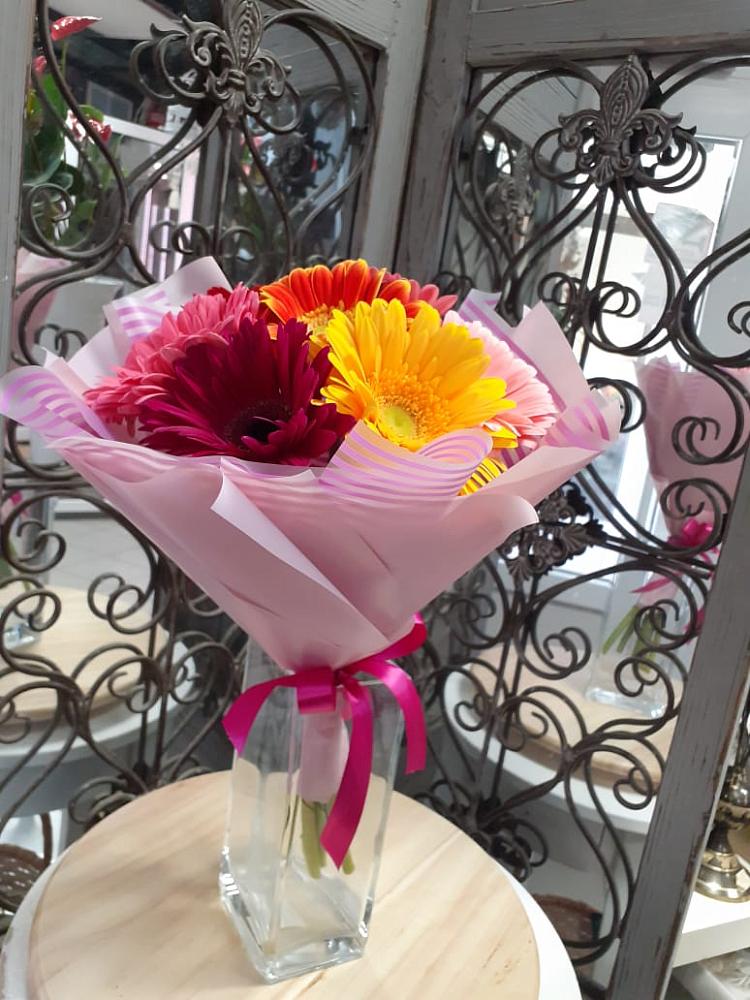 Букет цветов из: Герберы в Вахтане