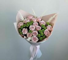 Букет цветов из:  Розы и Хризантемы в Вахтане