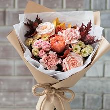Букет цветов из:  Гвоздики, Хризантемы и Розы #REPLACE_PRED# Вахтане