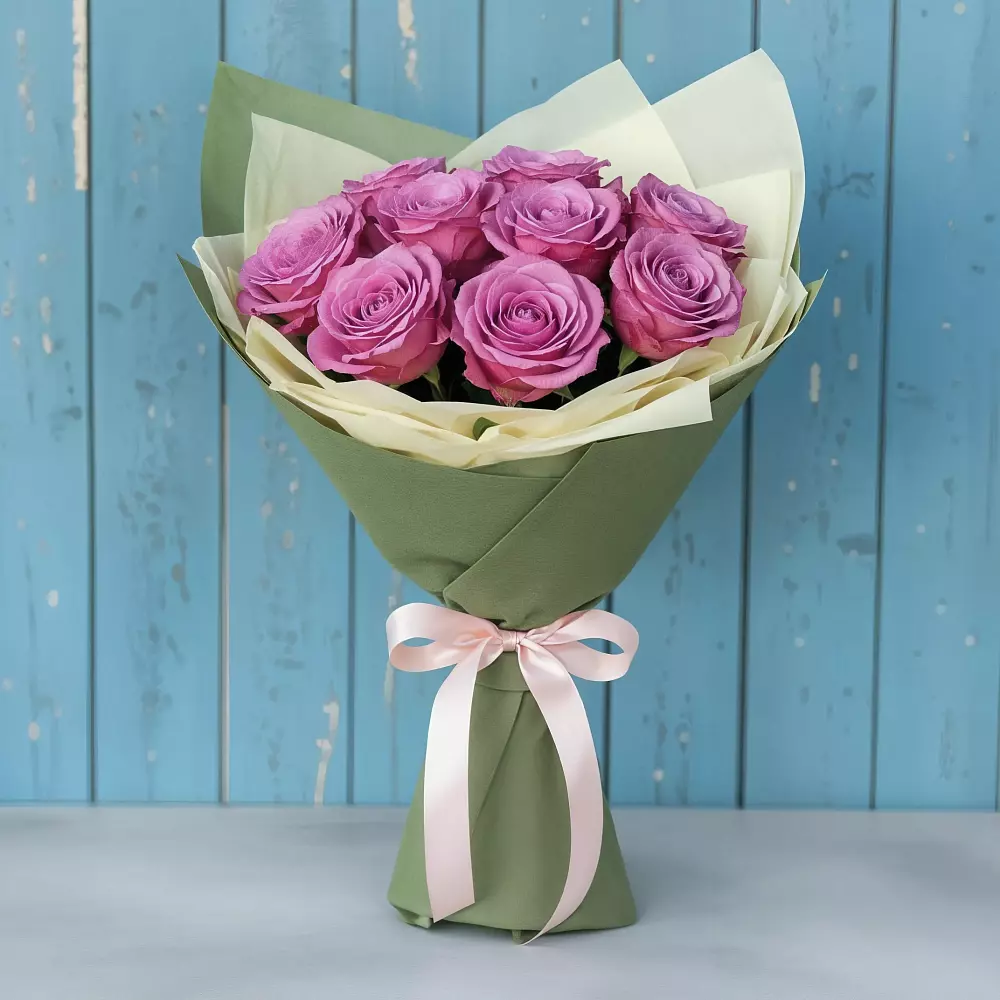 Букет Розы Фёрст Леди в Вахтане