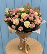 Букет цветов из:  Розы в Вахтане