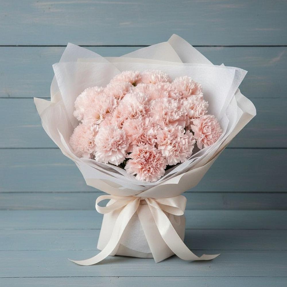 Букет цветов из: Гвоздики в Вахтане