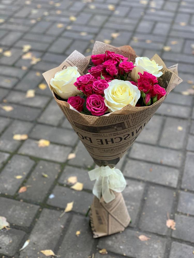 Букет цветов из: Розы в Вахтане