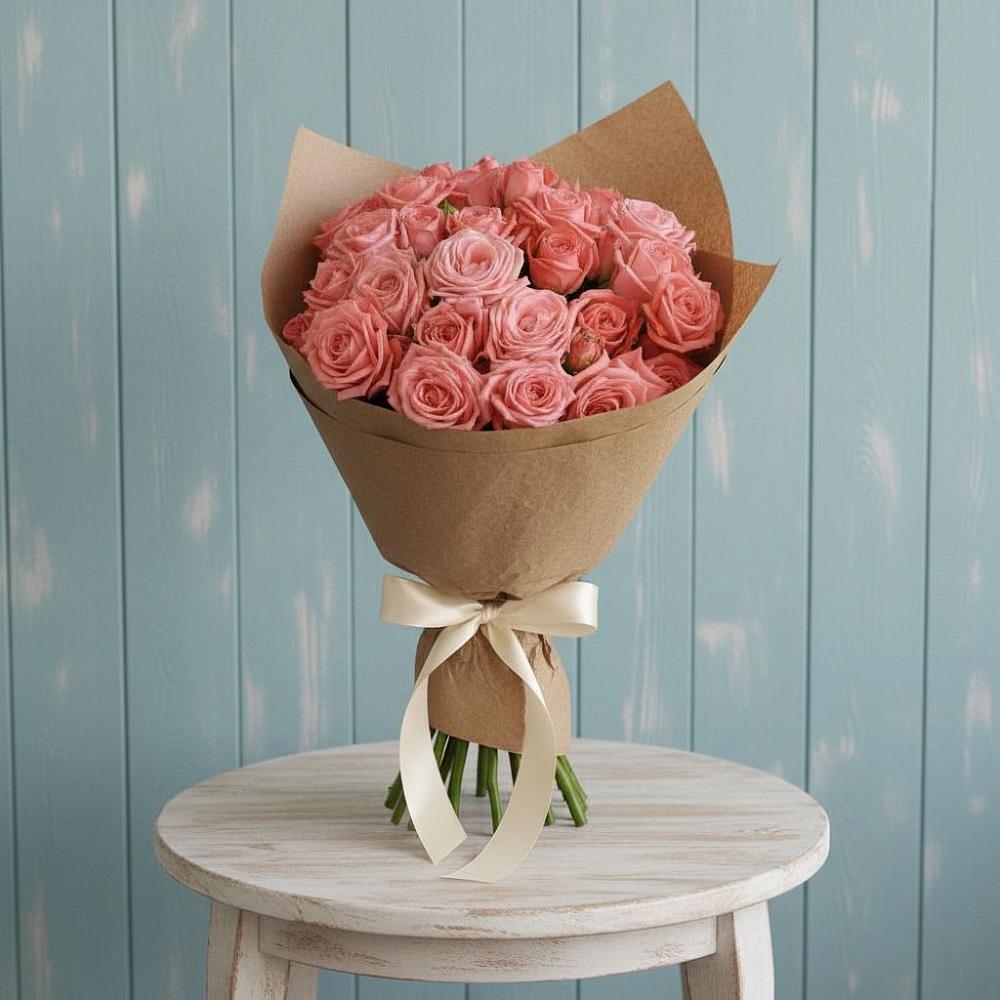 Букет цветов из: Розы в Вахтане