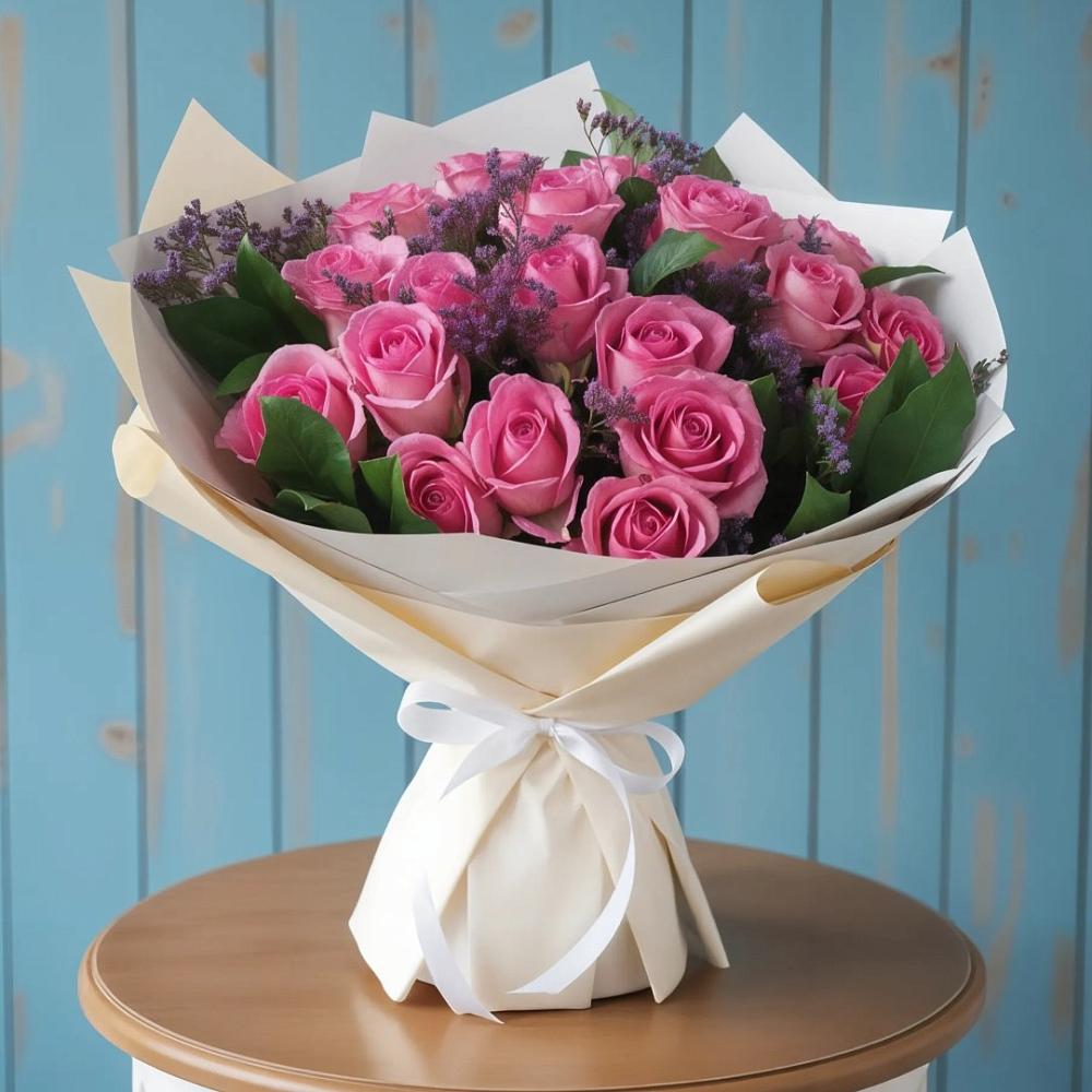 Букет цветов из: Розы в Вахтане