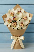 Букет цветов из:  Орхидеи и Розы в Вахтане